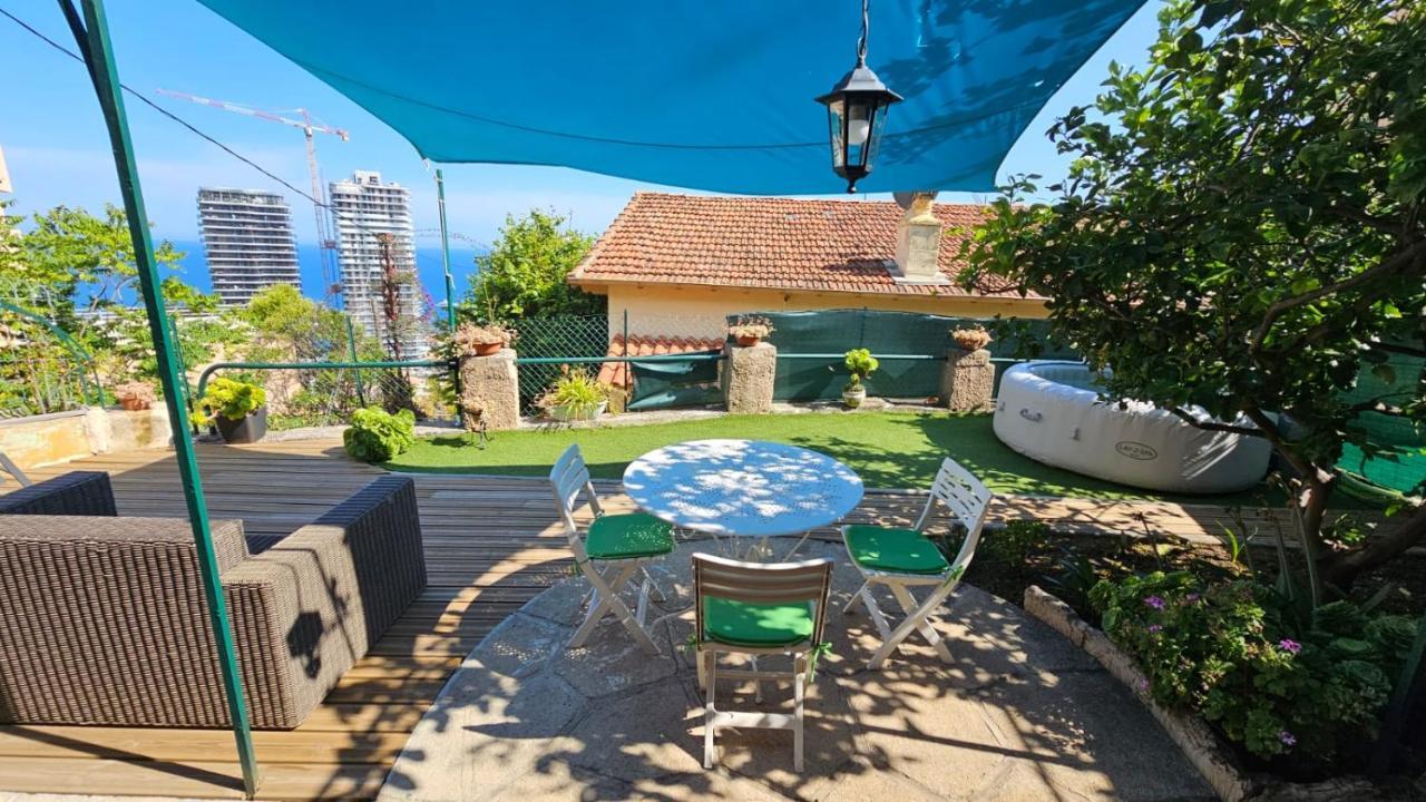 Maison Avec Jardin, Vue Mer Aux Portes De Monaco 보솔레이 외부 사진
